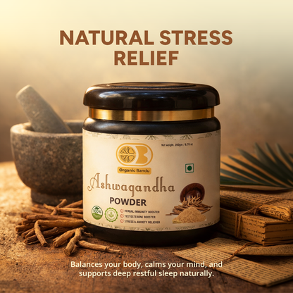 Organic Ashwagandha Powder 200gm
