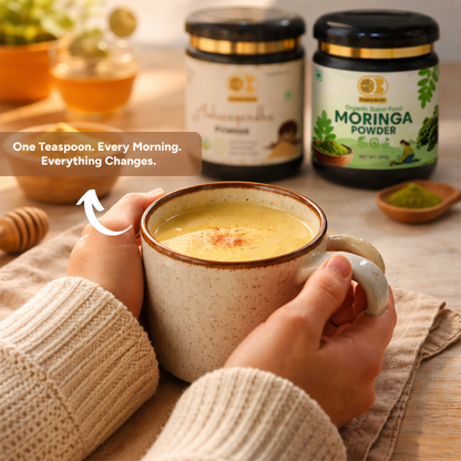 Daily Wellness Booster(Ashwagandha Powder 200g + Moringa Powder 200g )