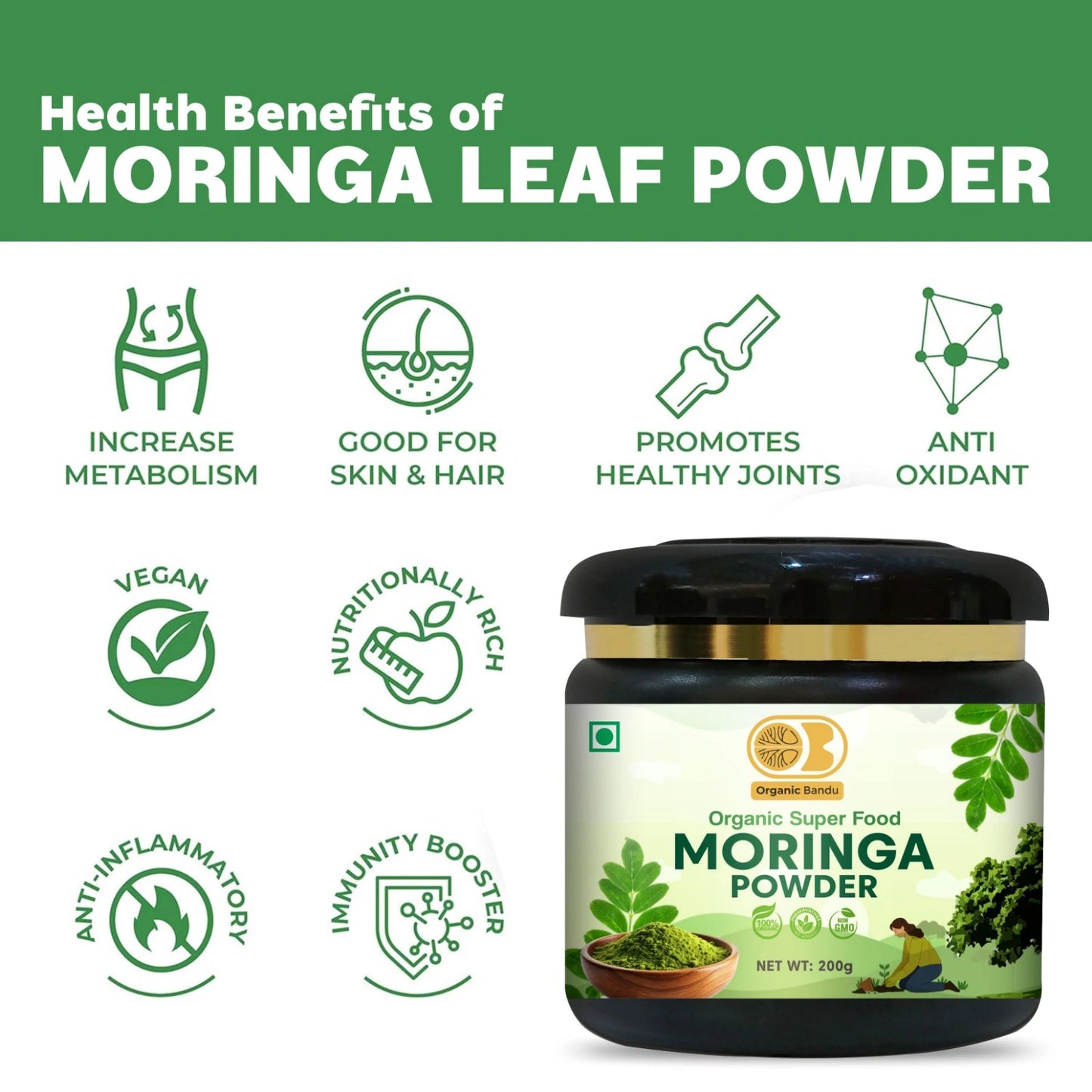 Moringa Leaf Powder 200gm