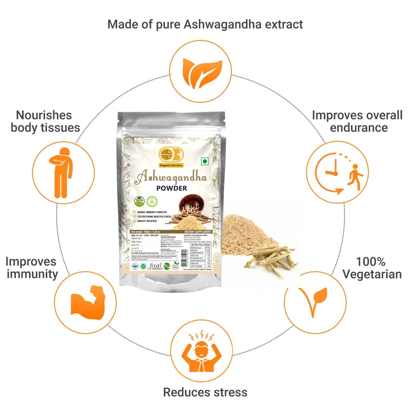 Organic Ashwagandha Powder